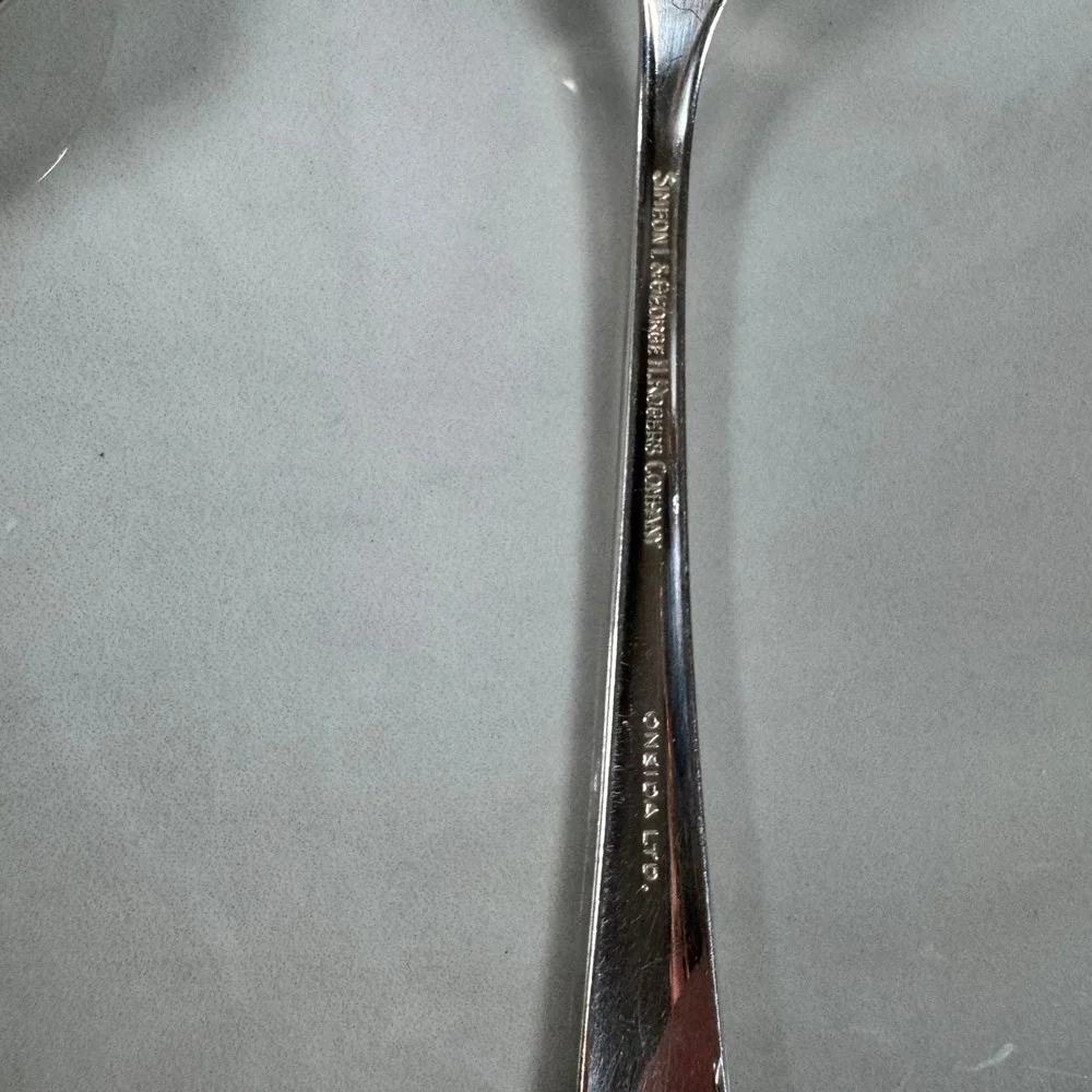 Set of 4 Oneida Simeon L & George H Rogers Silver Plated Teaspoons‎ Lot 4